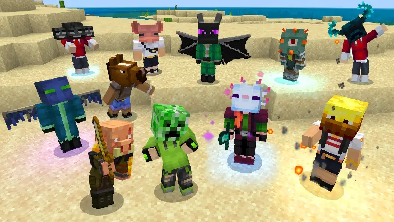 Скриншот Дополнение Mob Heads №1
