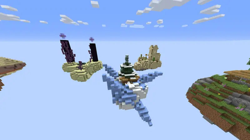 Скриншот Деревня Skyblock №1