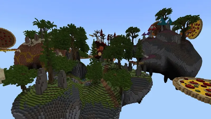 Скриншот Skyblock с пиццей №5