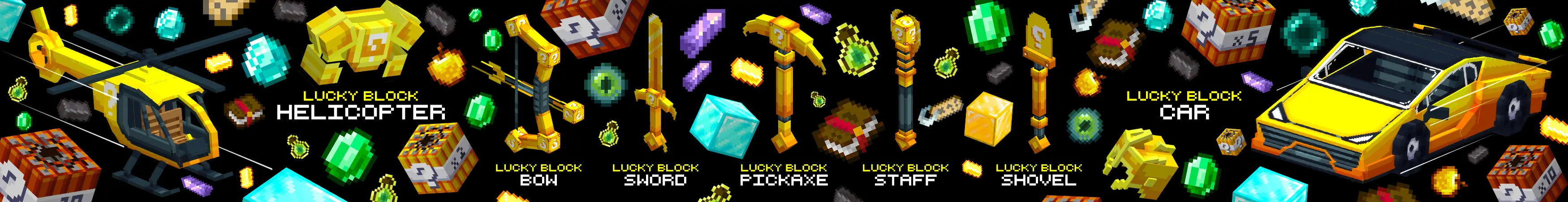 Бункер с блоками удачи panorama