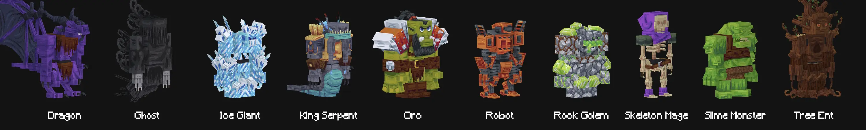 Бои крафтовых мобов panorama