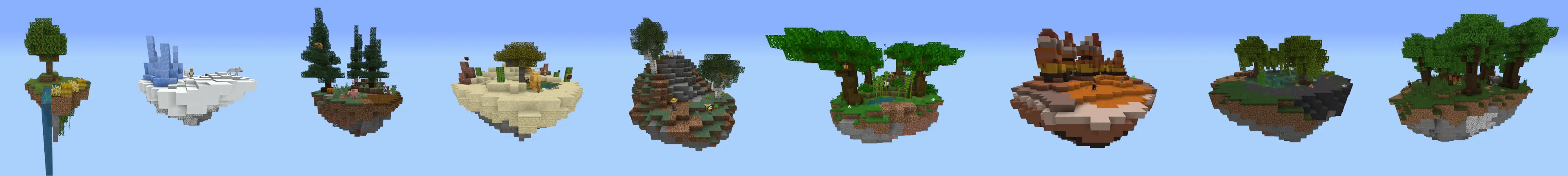 Испытания Skyblock panorama