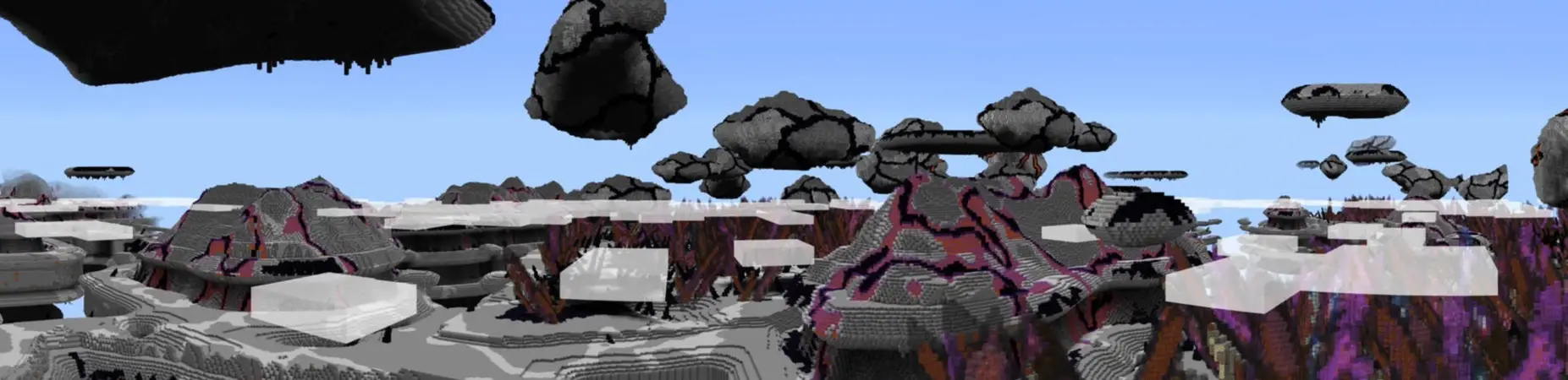 Космический Skyblock panorama