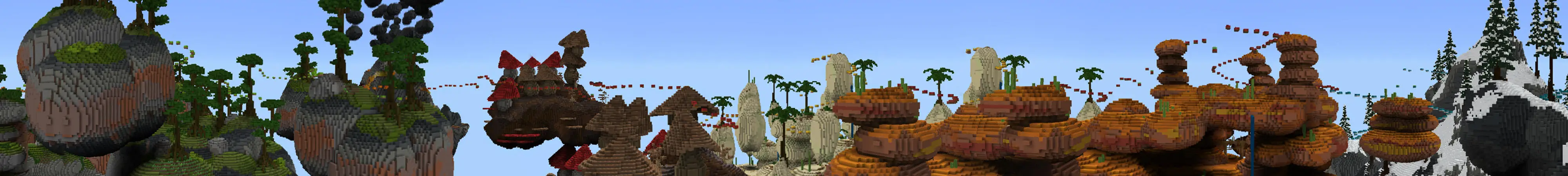 Небесная жизнь с паркуром panorama