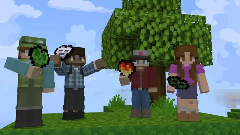 Скриншот Skyblock и авторские сердца №3