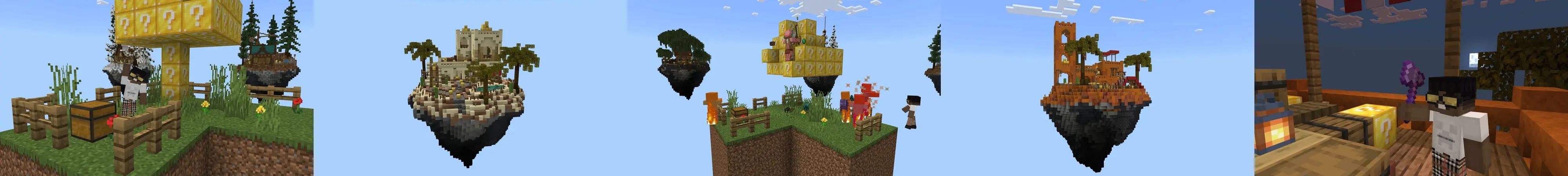 Skyblock удачи panorama