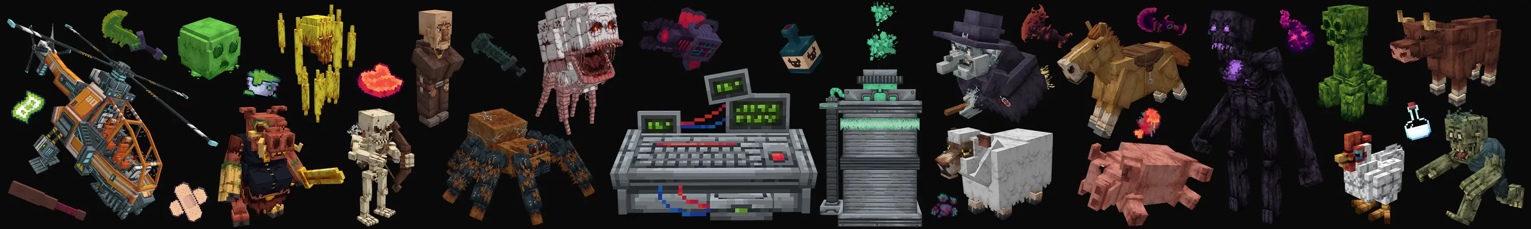 Реалистичные мобы panorama