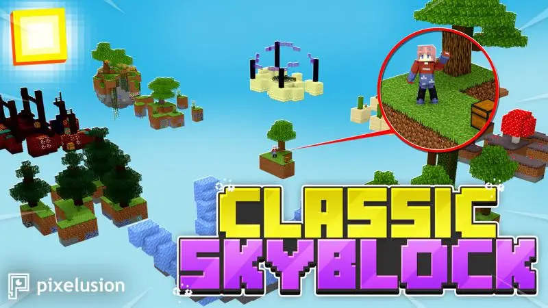 Классическая игра Skyblock