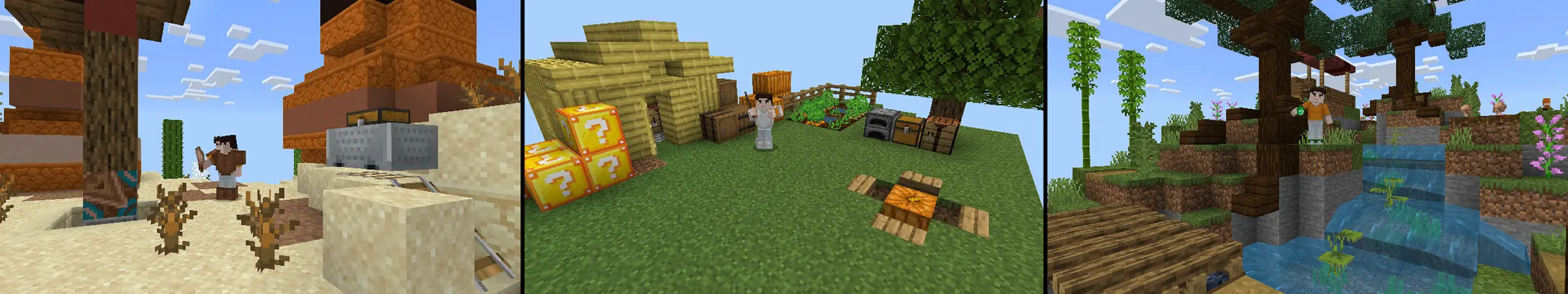 Один блок — блок удачи panorama