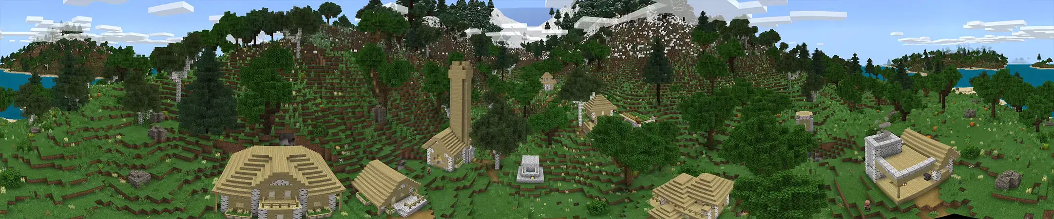 Дикая охота с луком panorama