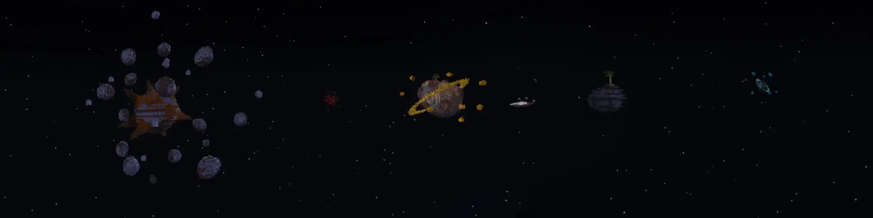 Галактика Skyblock panorama