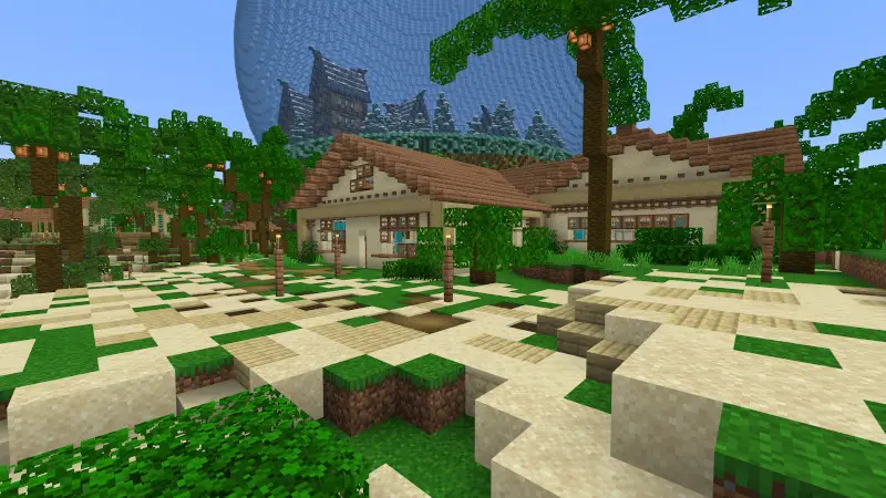 Скриншот Пляжный курорт в снежном шаре №2