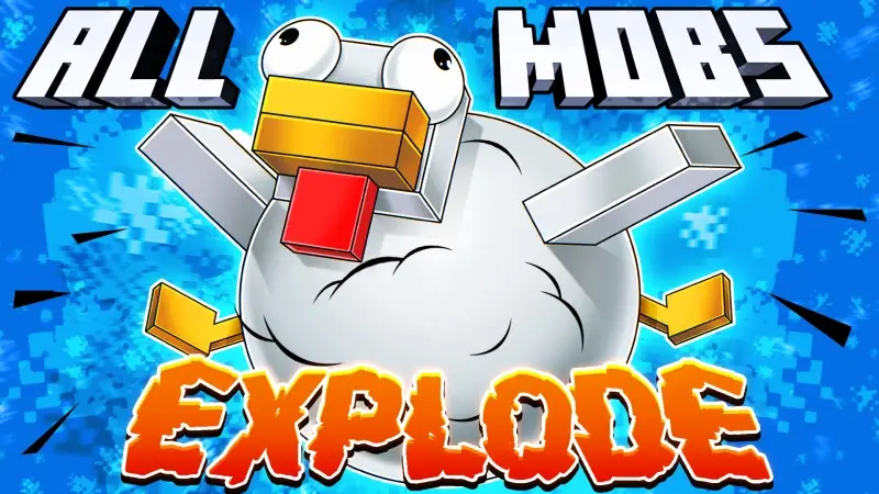 Все мобы взрываются