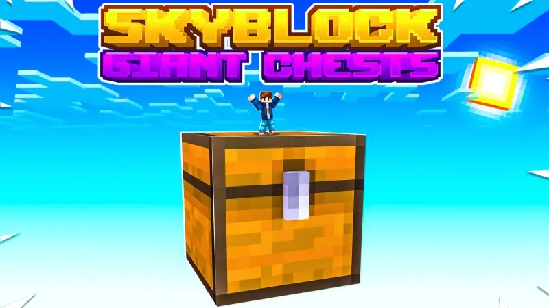 Гигантские сундуки Skyblock