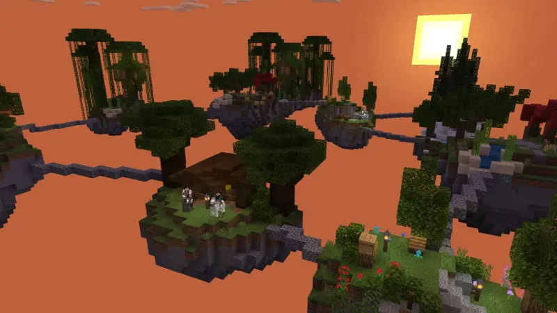 Скриншот Skyblock: испытание на время №4