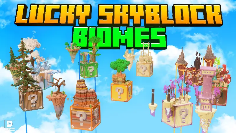 Skyblock удачи: биомы
