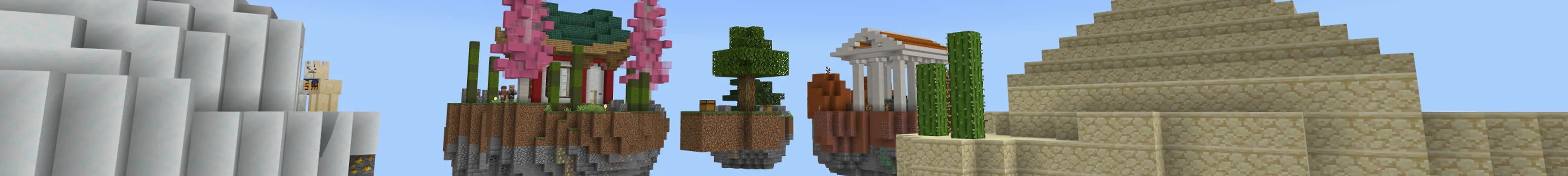 Skyblock: храмы panorama