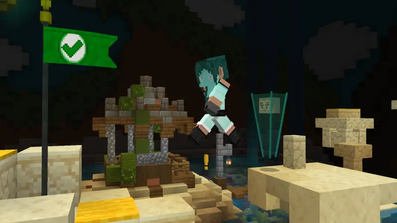 Скриншот Кошмарный паркур №1