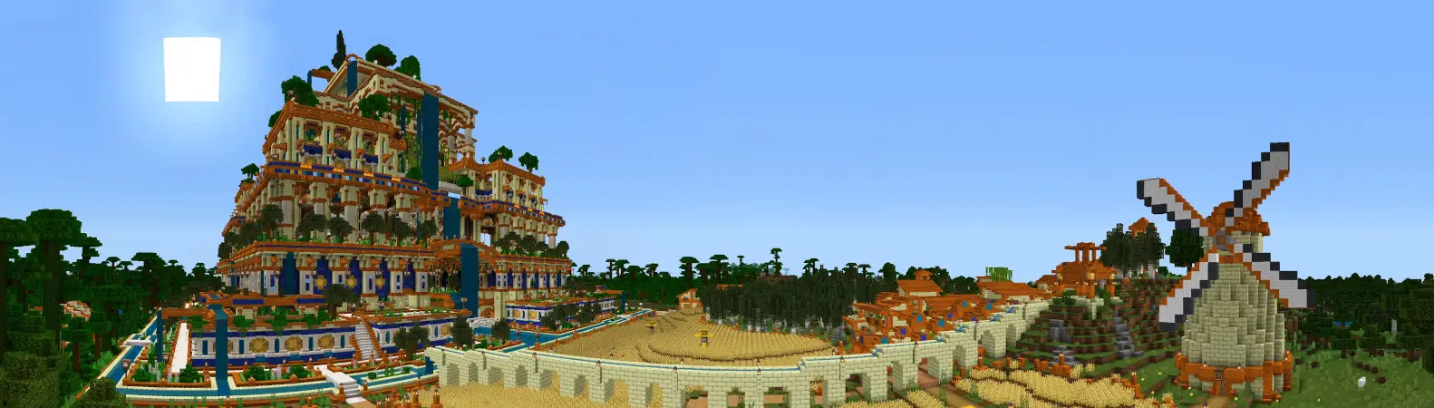 Садовый храм panorama