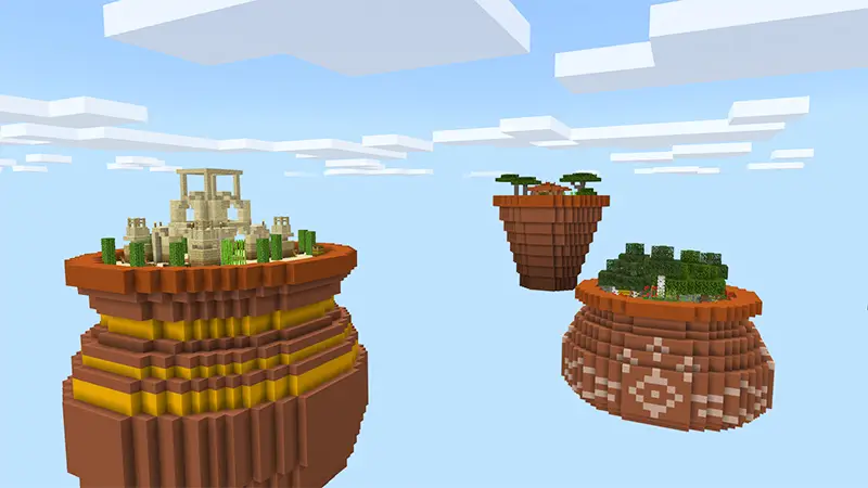 Скриншот Skyblock: гигантский цветок №3