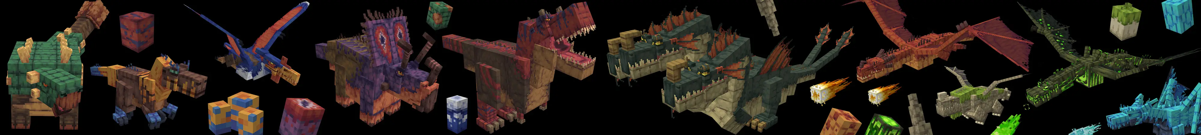 Динозавры против драконов panorama