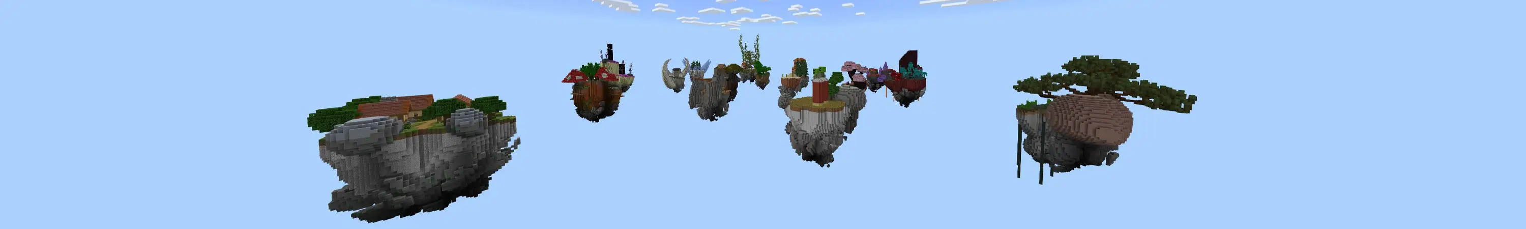 Оригинальный Skyblock panorama