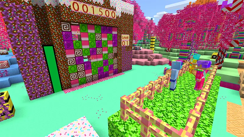 Скриншот MatchCraft: конфетный замок №1