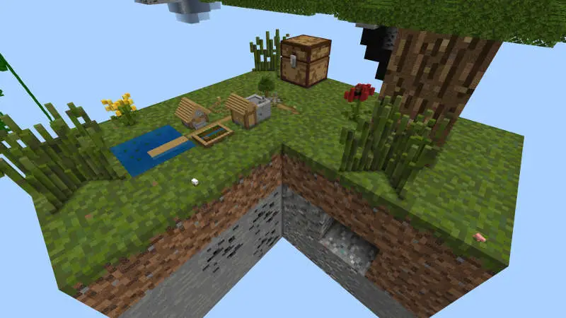 Скриншот Мегаблочный Skyblock №1