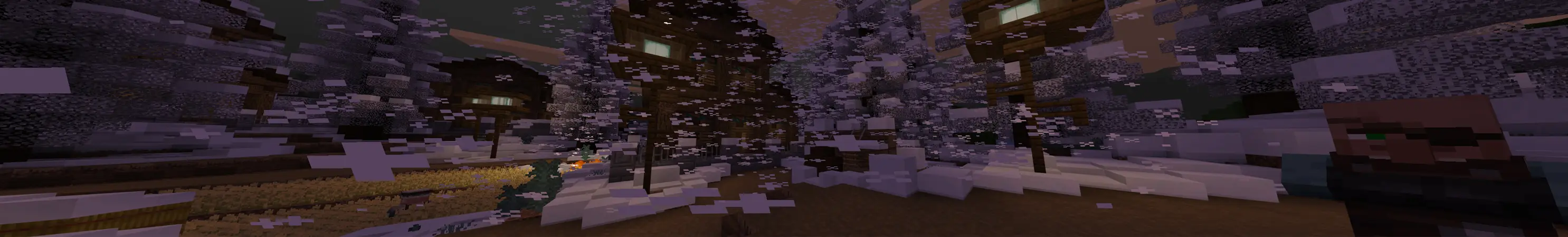 Зимний особняк panorama