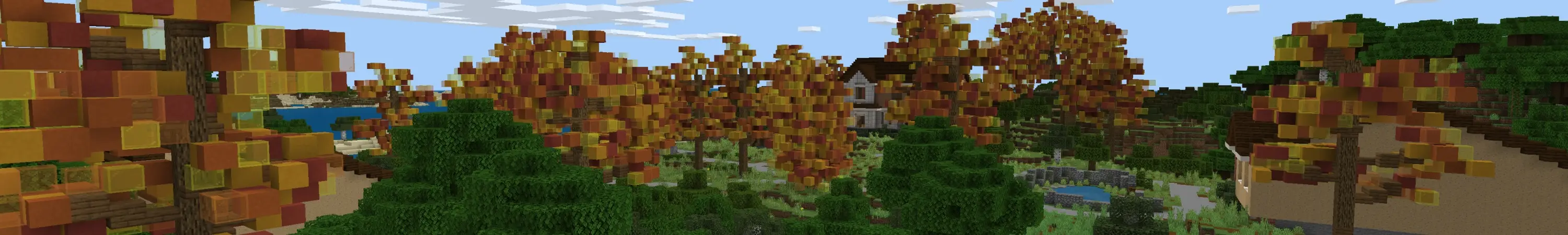 Осенняя случайная добыча panorama