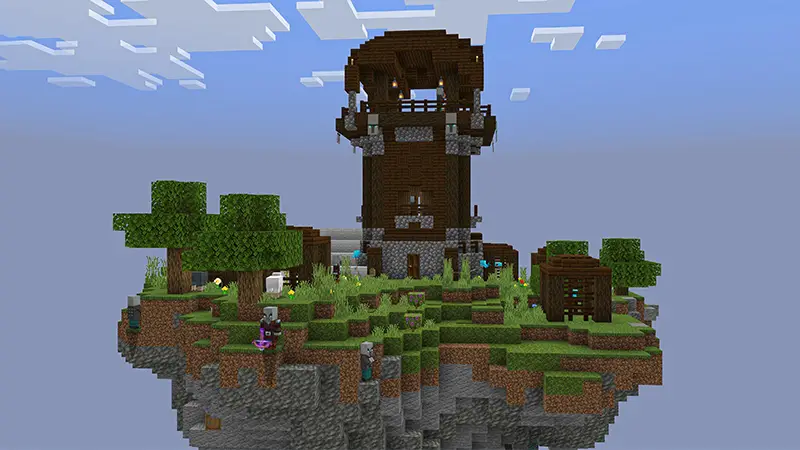 Скриншот Классическая игра Skyblock №3