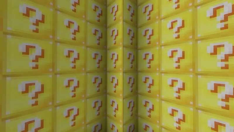 Скриншот Skyblock с блоками удачи №4