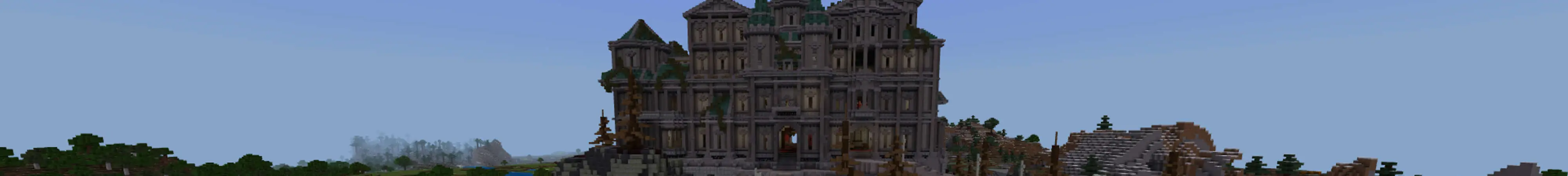 Заброшенный особняк panorama