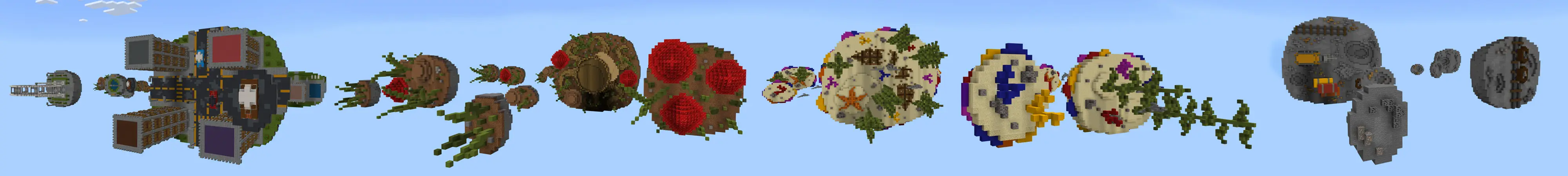 Skyblock набок panorama