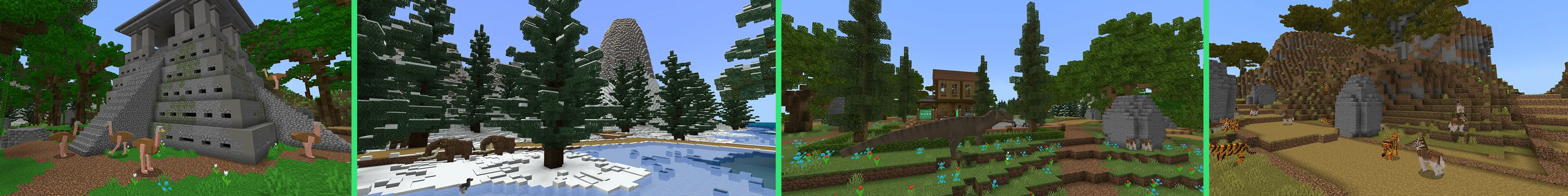 Вымершие животные panorama