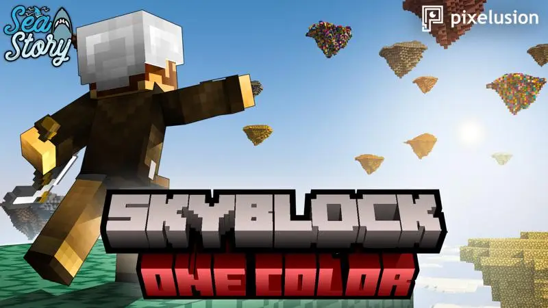 Одноцветный Skyblock