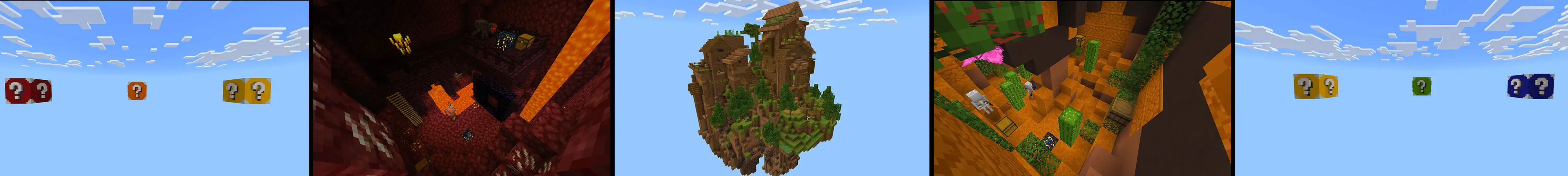 Skyblock с одним блоком panorama