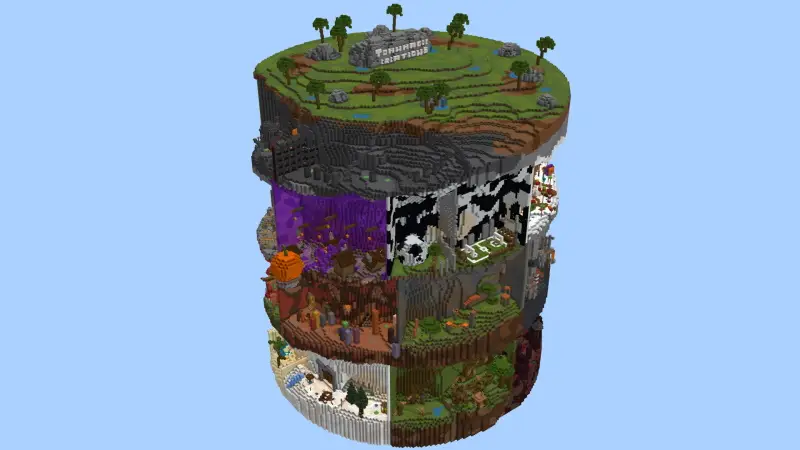 Скриншот Спиральный паркур №1