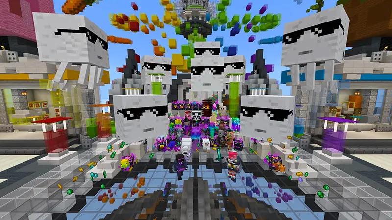 Скриншот Skyblock: радуга №3