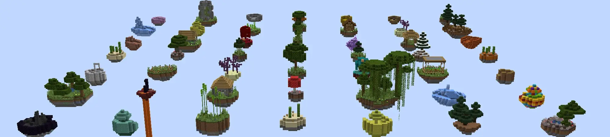 Бесконечный Skyblock panorama