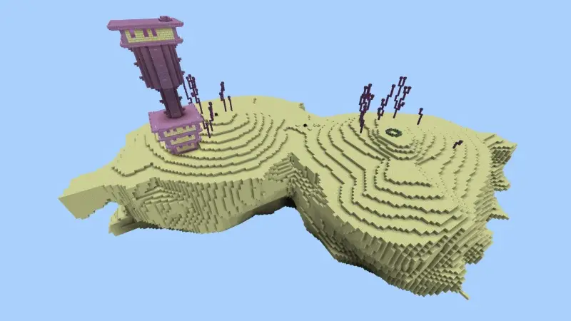 Скриншот Испытание «Один блок» Skyblock №4