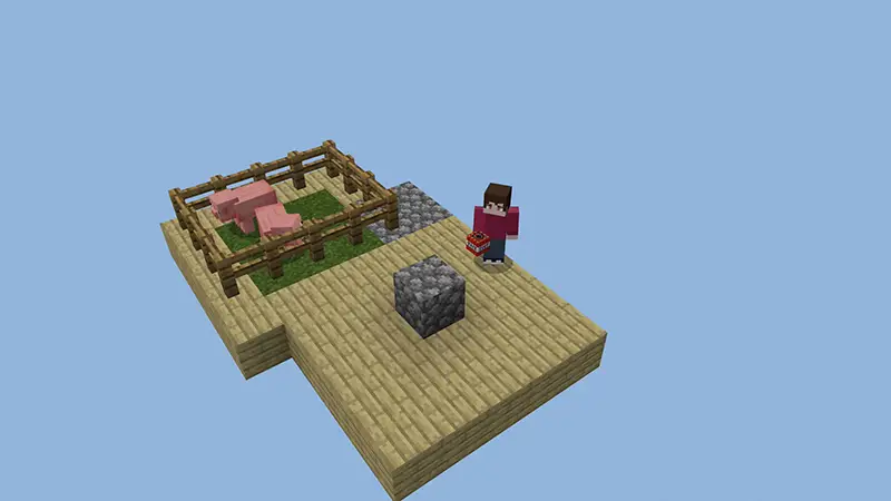 Скриншот ВЫЖИВАНИЕ С ОДНИМ БЛОКОМ! №4