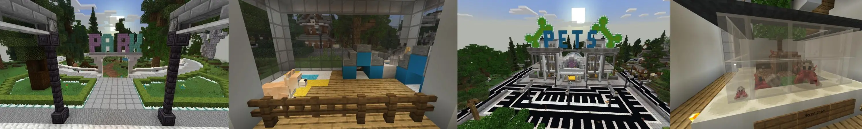 Детский сад для домашних животных panorama