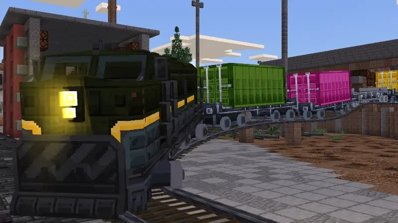 Скриншот Realistic Trains Add-On №4