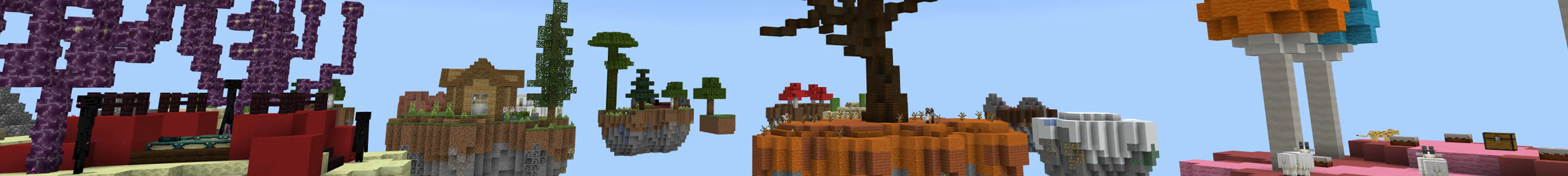 Skyblock: дождь из мобов panorama