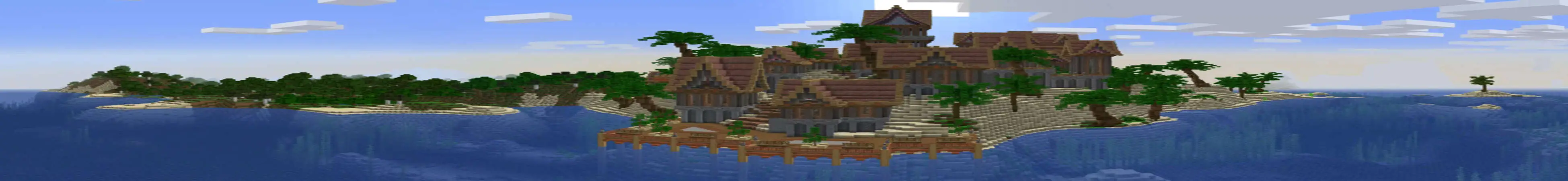 Деревня для игры на выживание panorama