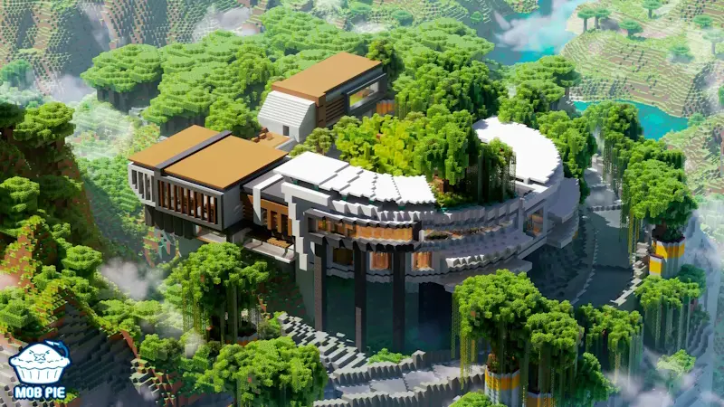 Особняк миллионера на утесе