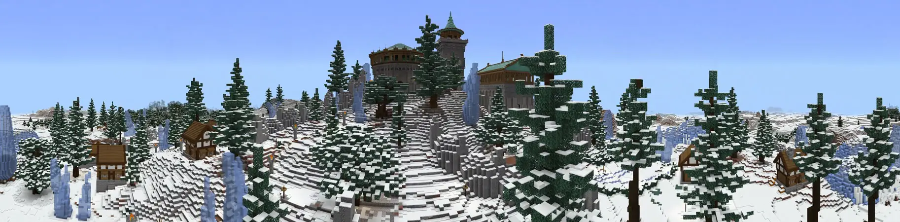 Замороженный храм panorama