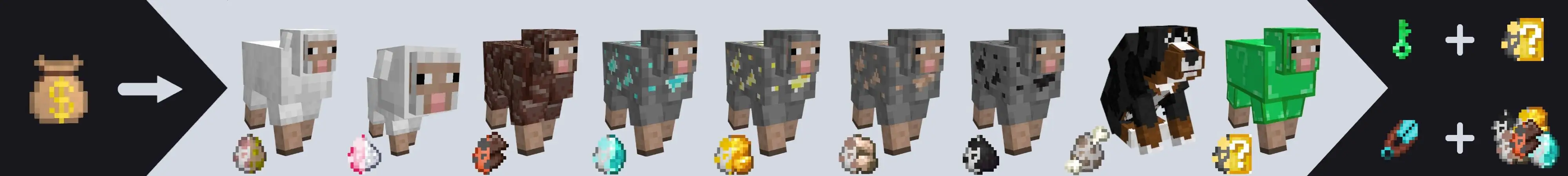 Больше овечек panorama