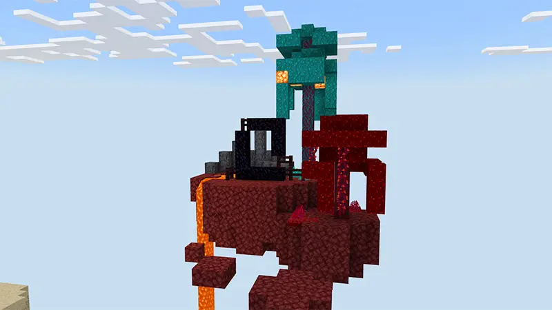 Скриншот Средневековый Skyblock №5